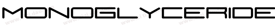 Monoglyceride Bold字体转换